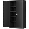 71'' H Metal Garage Storage Cabinet with Locking Doors and Adjustable Shelves