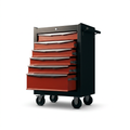 13 In. Rolling Metal Tool Chest with 4-Drawers, 20 In. 4-Drawer Tool Chest Cabinet with Ball Bearing Drawer Slides