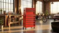 Tool Chest, 5-Drawer Rolling Tool Storage Cabinet with Detachable Top Tool Box — Lifestyle